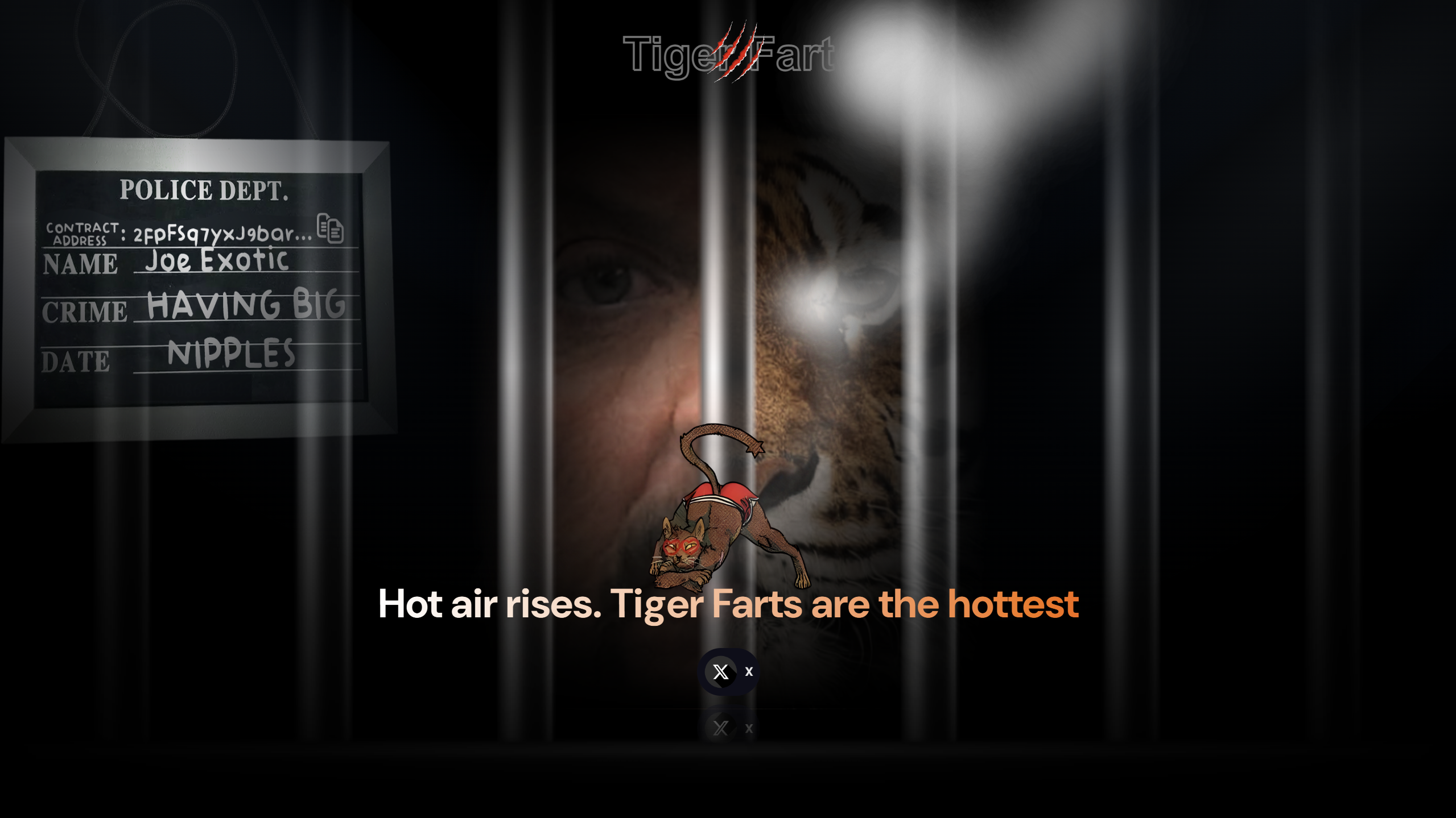 $TigerFart Memecoin project preview